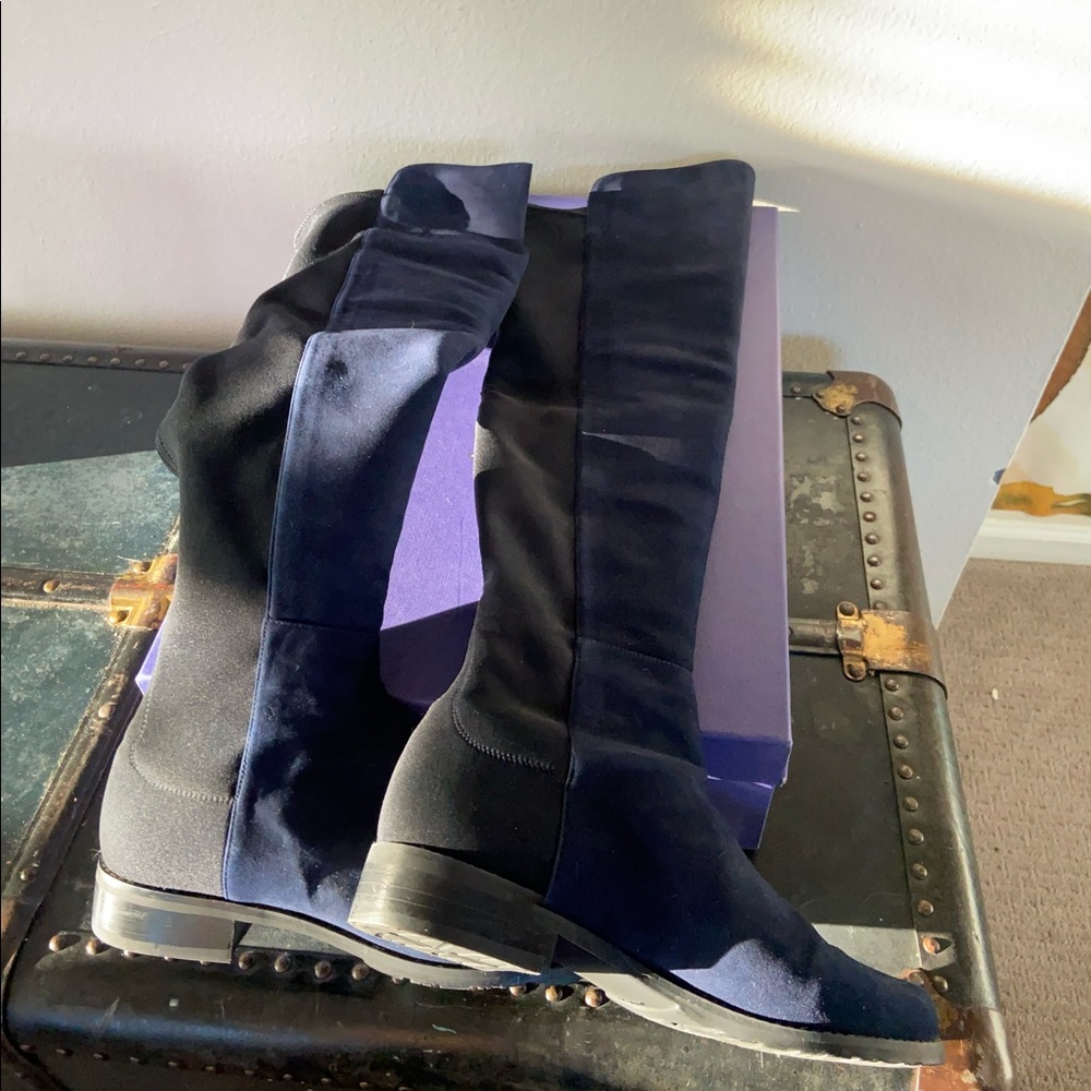 Stuart Weitzman Suede Boots - image 2